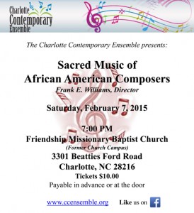 CCE Sacred Music Concert